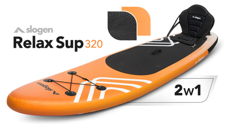 Slogen sup pomarańczowy 2w1